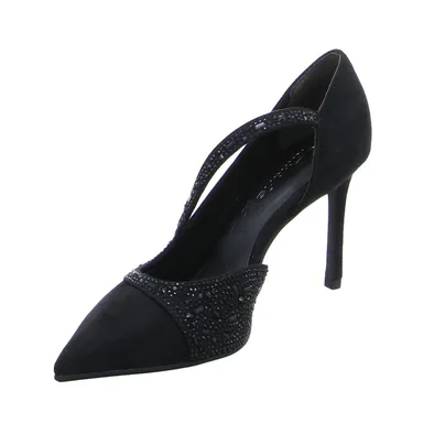 TAMARIS Pumps Schwarz Textil 