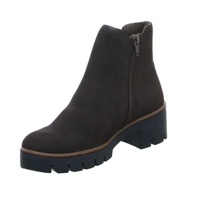 RIEKER Stiefelette Braun Lederimitat RIEKER Stiefelette Braun Lederimitat