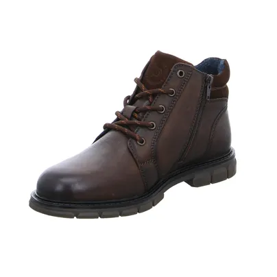 BUGATTI SHOES Winter-Boots Braun Leder 