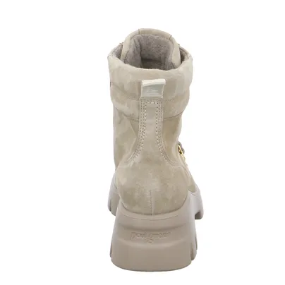 PAUL GREEN Boot Beige Leder 