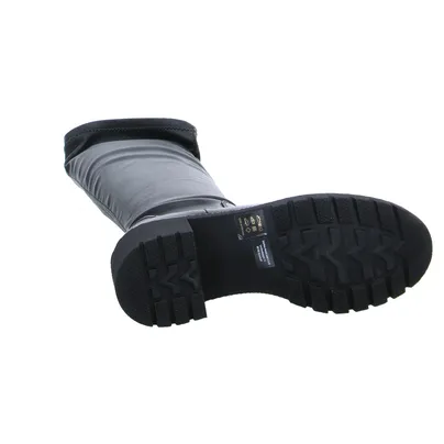 SCHUHENGEL Stiefel Schwarz Leder SCHUHENGEL Stiefel Schwarz Leder