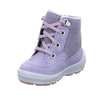 SUPERFIT Kleinkinder-Winter-Bottine Flieder Textil  Baby-Boot 