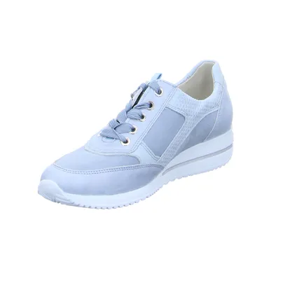 WALDLÄUFER "Confor Pur" Comfort-Schnürer Hellblau Leder WALDLÄUFER "Confor Pur" Comfort-Schnürer Hellblau Leder