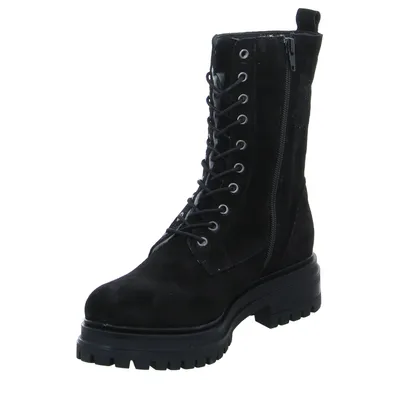 SCHUHENGEL Boot Schwarz Leder SCHUHENGEL Boot Schwarz Leder
