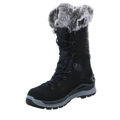 LOWA Snowboots Damen Schwarz Leder LOWA Snowboots Damen Schwarz Leder