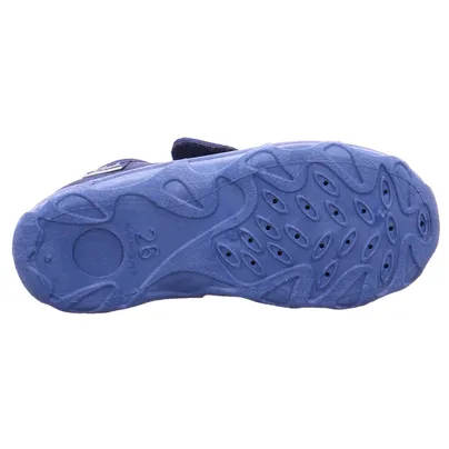 BECK Jungenhausschuh Kinder-Hausschuh Blau Textil BECK Jungenhausschuh Kinder-Hausschuh Blau Textil