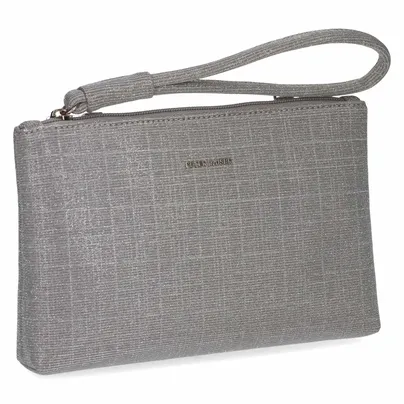 PETER KAISER Clutch / Abendtasche Beige Textil 