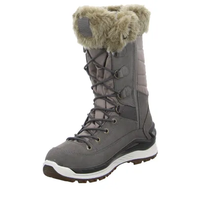 LOWA Snowboots Damen Grau Leder LOWA Snowboots Damen Grau Leder