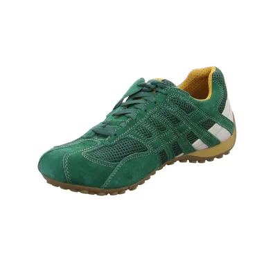 GEOX Binder Halbschuhe Sneaker Grün Leder GEOX Binder Halbschuhe Sneaker Grün Leder