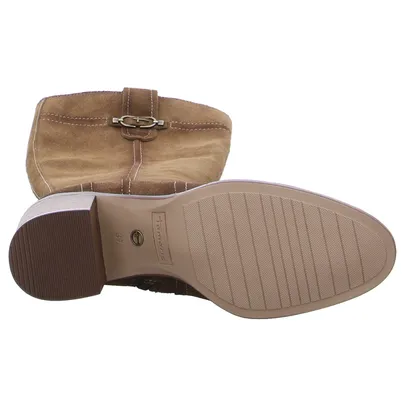 TAMARIS Stiefel Camel Leder TAMARIS Stiefel Camel Leder