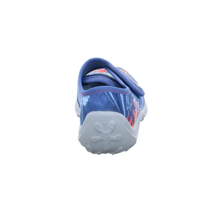 FISCHER Jungen Kinder-Hausschuh Blau Textil FISCHER Jungen Kinder-Hausschuh Blau Textil