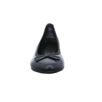 TAMARIS Ballerina Schwarz Leder 
