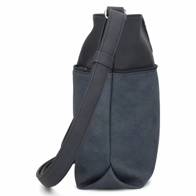 ZWEI Beuteltasche Blau Lederimitat ZWEI Beuteltasche Blau Lederimitat