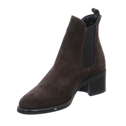 SCHUHENGEL Stiefelette Braun Leder SCHUHENGEL Stiefelette Braun Leder