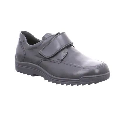 WALDLÄUFER Halbschuh Schwarz Leder 