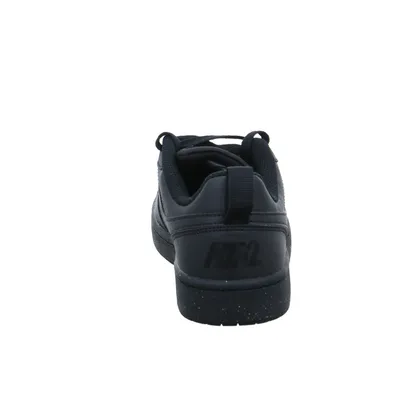 NIKE Nike Court Borough Low Recraft Kinder Sportschuh Schwarz Lederimitat 