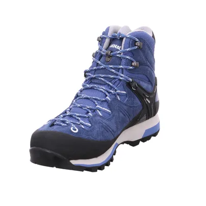 MEINDL Gore-Tex Wander- Bergschuh Damen Blau Leder MEINDL Gore-Tex Wander- Bergschuh Damen Blau Leder