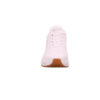 SKECHERS Sneaker Weiss Lederimitat 