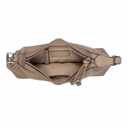TOM TAILOR Umhängetasche Taupe Lederimitat TOM TAILOR Umhängetasche Taupe Lederimitat