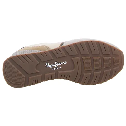 PEPE JEANS Halbschuhe Sneaker Stoff Beige Lederimitat PEPE JEANS Halbschuhe Sneaker Stoff Beige Lederimitat