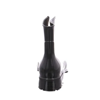 * PVC nero Damen-Gummistiefel Schwarz Synthetik * PVC nero Damen-Gummistiefel Schwarz Synthetik