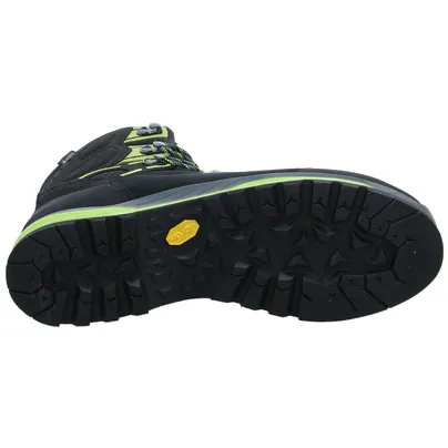 LOWA Steigeis bedingt Bergschuhe Schwarz Leder 