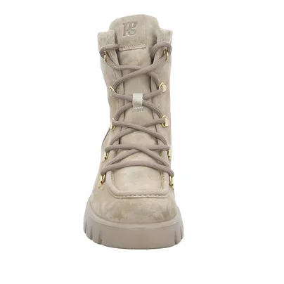 PAUL GREEN Boot Beige Leder 