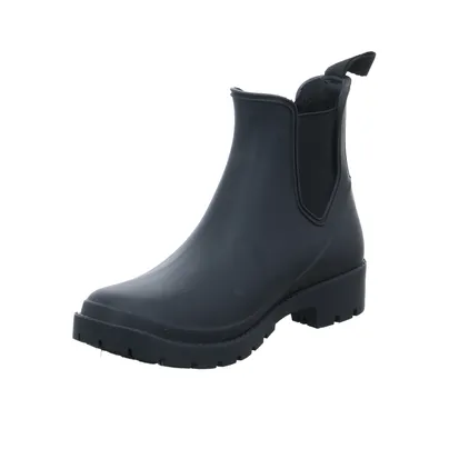 * Damen-Gummistiefel Schwarz Synthetik * Damen-Gummistiefel Schwarz Synthetik