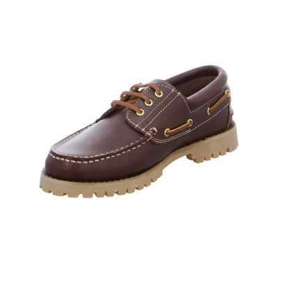 FERNANDO STRAPPA Halbschuh-Dockers Braun Leder 