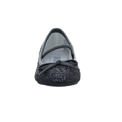 INDIGO Festlicher Schuh Mädchen-Ballerina Schwarz Lederimitat INDIGO Festlicher Schuh Mädchen-Ballerina Schwarz Lederimitat