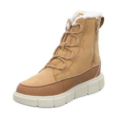 SOREL Schneestiefel Mädchen-Winter-Bottine Cognac Leder SOREL Schneestiefel Mädchen-Winter-Bottine Cognac Leder