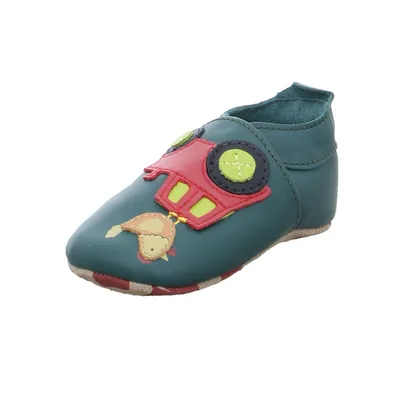 BOBUX Krabbelschuh Grün Leder BOBUX Krabbelschuh Grün Leder
