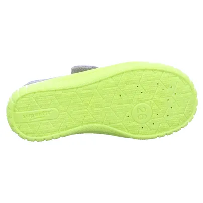 SUPERFIT Jungenhausschuh Kinder-Hausschuh Grau Textil SUPERFIT Jungenhausschuh Kinder-Hausschuh Grau Textil