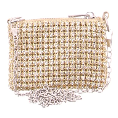 * Clutch / Abendtasche Gold Synthetik * Clutch / Abendtasche Gold Synthetik