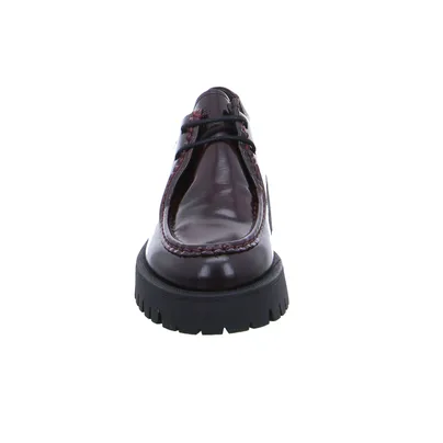 SCHUHENGEL Schnürschuh Bordeau Leder SCHUHENGEL Schnürschuh Bordeau Leder