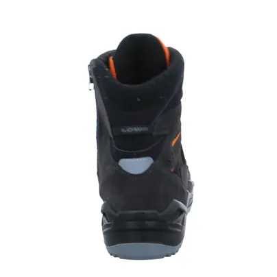 LOWA Winter-Sneaker high Jungen- Snowboot Membran Grau Textil 