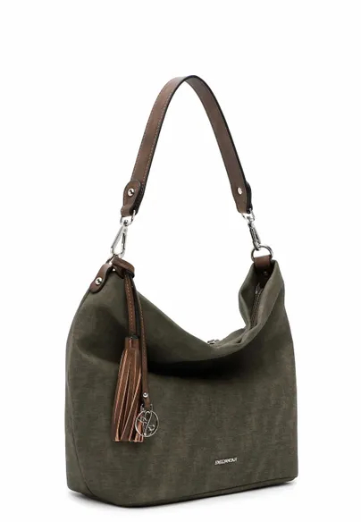 EMILY & NOAH mit Bag in Bag Beuteltasche Olive Lederimitat EMILY & NOAH mit Bag in Bag Beuteltasche Olive Lederimitat