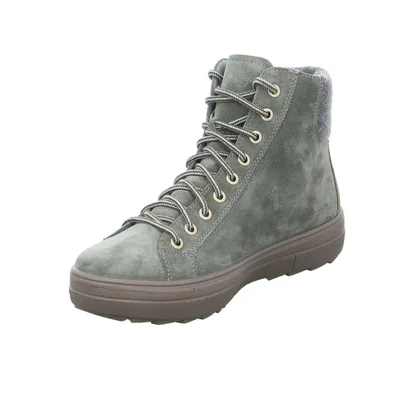 LEGERO mit Gore-Tex Membrane Mid Cut Sneaker Grün Leder 