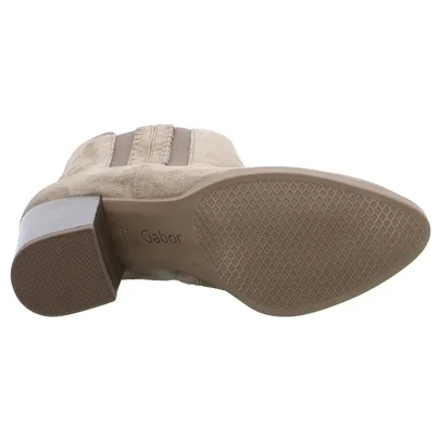 GABOR Stiefelette Beige Leder GABOR Stiefelette Beige Leder