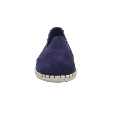 * Halbschuh-Schlüpfer Blau Leder * Halbschuh-Schlüpfer Blau Leder