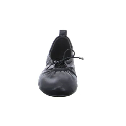 YOKONO Ballerina Schwarz Leder 