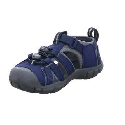 KEEN Mit Zehenschutz Jungen-Sandale Dunkelblau Textil KEEN Mit Zehenschutz Jungen-Sandale Dunkelblau Textil