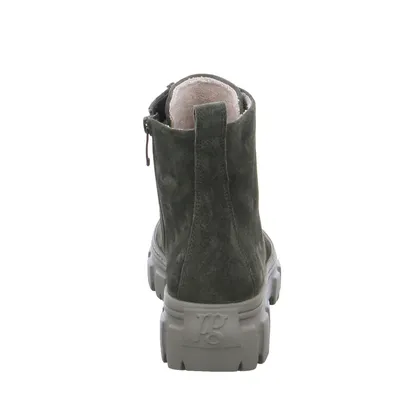 PAUL GREEN Boot Olive Leder 
