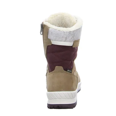 LOWA Winter-Sneaker, high Mädchen-Snowboot Membrane Beige Textil LOWA Winter-Sneaker, high Mädchen-Snowboot Membrane Beige Textil