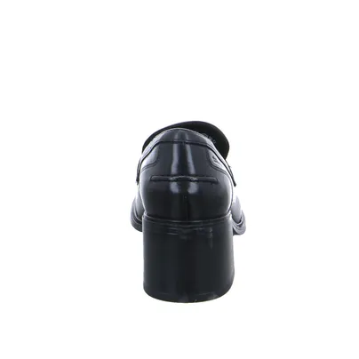 TAMARIS Hochfrontpumps Schwarz Leder 