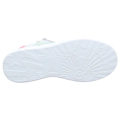 SUPERFIT Sneaker Mädchen-Halbschuh Binder Weiss Leder 