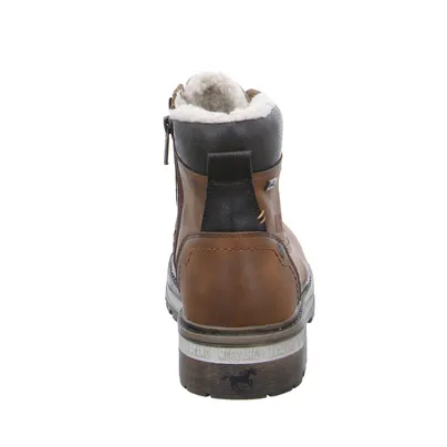 MUSTANG Winter-Boots Cognac Lederimitat 