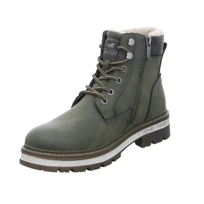 MUSTANG Winter-Boots Khaki Lederimitat 