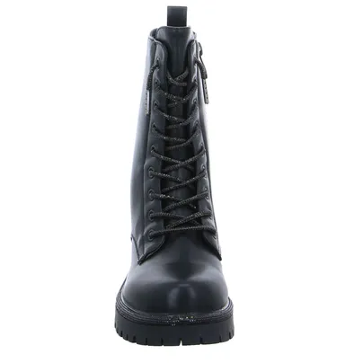 LA STRADA Boot Schwarz Lederimitat 