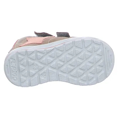 RICOSTA Mädchen Bottine Lauflernschuh Taupe Leder 